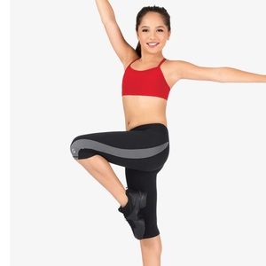 Soffe Colorblock Capri Workout Leggings